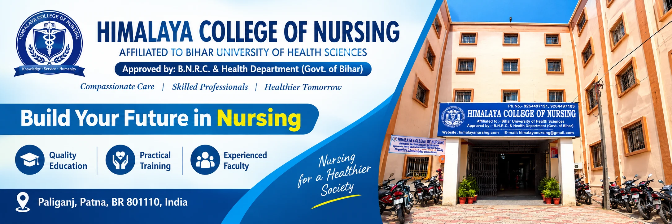 Himalaya College Nursing Banner